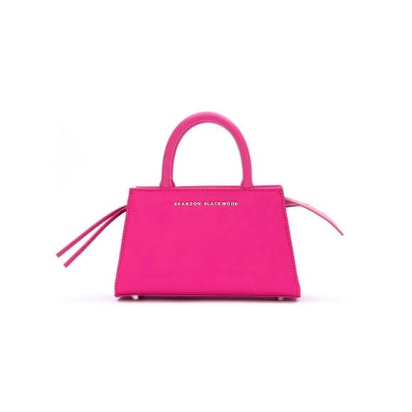 Brandon Blackwood Handbags - NIB Brandon Blackwood Arlen Hot Pink Bag NWT Complete Set w/ Box & Dust Bag